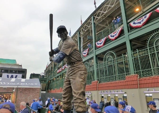 Mr. Cub statue